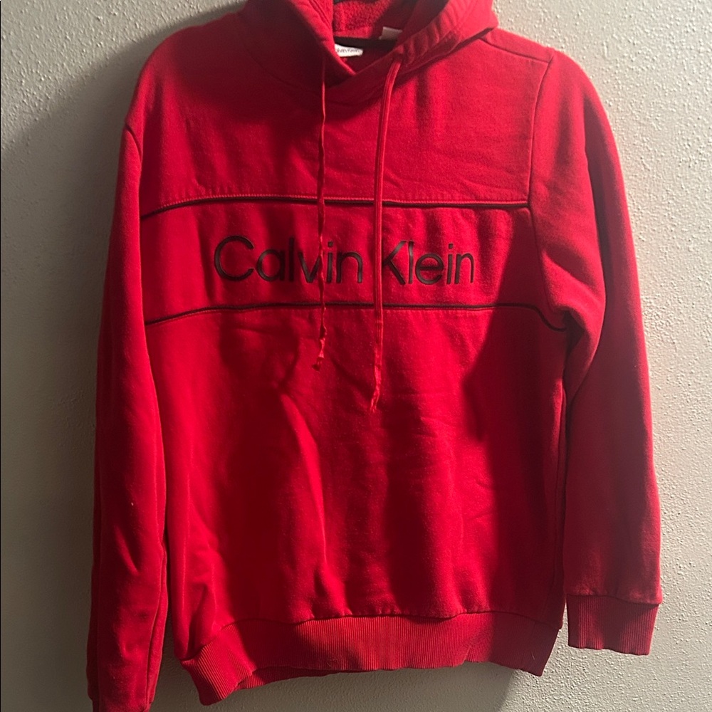 Calvin Klein Bold Red Men's Hoodie